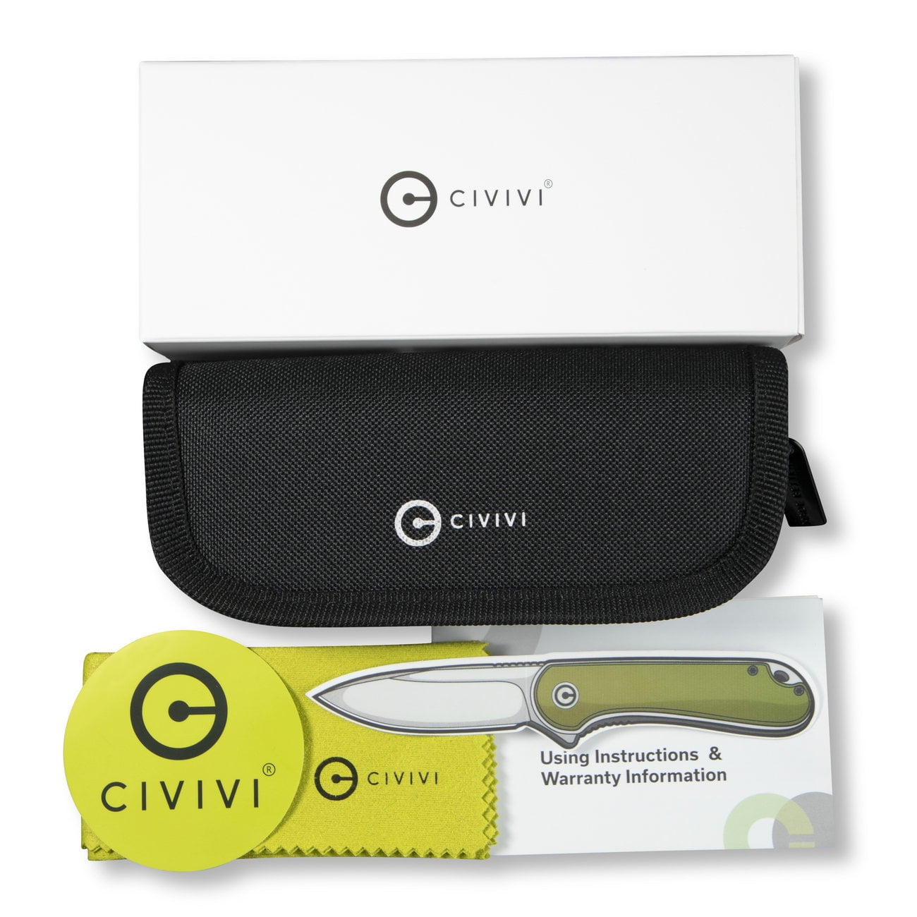 CIVIVI Qubit Pocket Folding Knife 2.98" 14C28N Blade C22030E-2