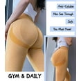 thumbnail image 4 of COMFREE Women Seamless Ruched Butt Lifting Leggings High Waist Yoga Pants Tummy Control Workout Gym Scrunch Booty Tights Sports Compression, 4 of 7