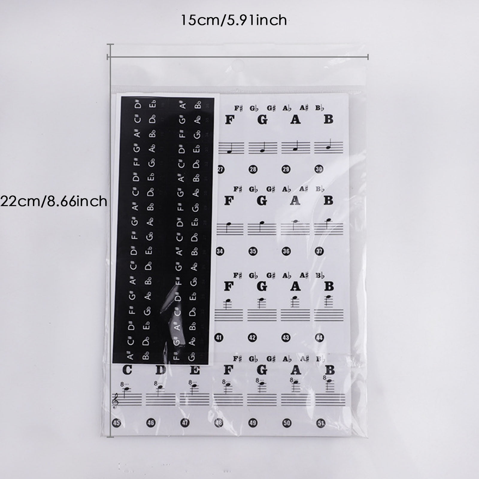 Transparent Removable Piano Keyboard Stickers for 88 Key Piano, Large Letter Design for Beginners and Kids Learning Notes - Walmart.com transparent-removable-piano-keyboard-stickers-for-88-key-piano-large-letter-design-for-beginners-and-kids-learning-notes-walmart-com