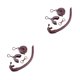 thumbnail image 3 of sweethay Tubo de esnórquel de silicona profesional ergonómico Flexible hombres mujeres reutilizable lavable tubos de esnórquel para nadar bajo el agua Type2 NO2 sweethay CBP283526, 3 of 5