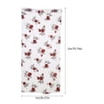 thumbnail image 2 of Cortina transparente para ventana con estampado de rosas románticas de 1x2m para hogar, Hotel, balcón decorativo, cortina transparente (rojo), 2 of 8