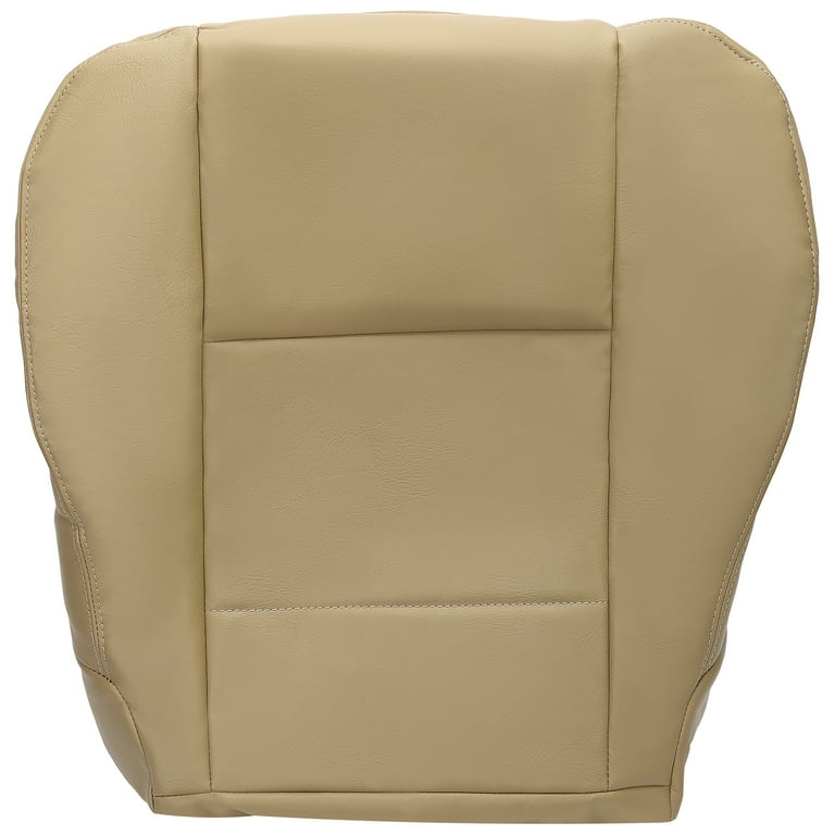 Kojem Driver Side Bottom Seat Cover Leather Tan Compatible with 2000-2004  Toyota Tundra Sequoia