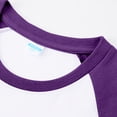 thumbnail image 5 of NIEWTR Boys T Shirts Short Sleeve Tees Cotton Crewneck Soft Basic Summer Top Solid Toddler Kids Tee Shirt（Purple,9-10 Years), 5 of 8