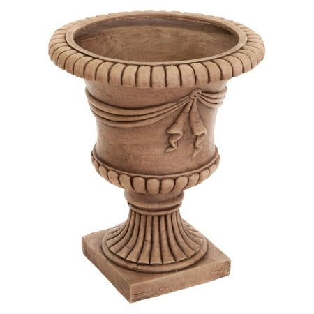 Antique Clay Zeus Urn Planter