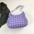 thumbnail image 4 of Bolso de mano para mujer Fashionalbe Nylon Simple Mujer Commuter Bolso (Púrpura), 4 of 8