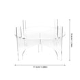 thumbnail image 2 of HOMEMAXS Acrylic Beverage Dispenser Stand For Serving Juice Tea And Cocktails Transparent Drink Holder For Party Bars Cafes Displaying Desserts And Snacks, 2 of 8