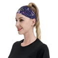 thumbnail image 6 of Yiaed Lavender Flowers Print Sports Headbands,Moisture Wicking Workout Headband, Sweatband Headbands for Running,Cycling for Women and Men, 6 of 8