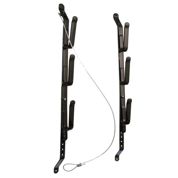 Allen Company Steel 3 Firearm Locking Truck Window Rack, Black