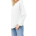 thumbnail image 3 of Women Long Sleeve T Shirt Casual Crew Neck Basic Top, 3 of 4