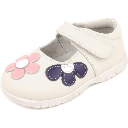 

Girls Leather Bows Design Soft Round Toe Princess Dress Mary Jane Flat Shoes(Toddler/Little Kid)