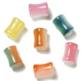 thumbnail image 3 of 100Pcs Handmade Lampwork Beads Bamboo Stick Mixed Color 12x8.5mm Hole: 1.5mm, 3 of 6