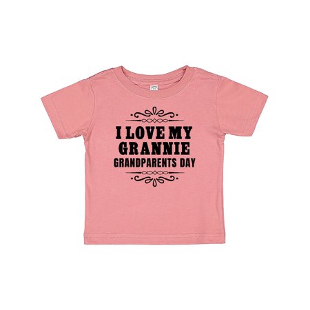 

Inktastic Grandparents Day I Love My Grannie Gift Baby Boy or Baby Girl T-Shirt