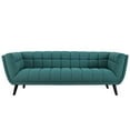 thumbnail image 5 of Modway Bestow 3 Piece Upholstered Fabric Sofa and Armchair Set in Teal, 5 of 5