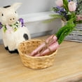 thumbnail image 3 of Northlight Straw Carrot Easter Decorations - 9"- Pink and Green - Set of 3, 3 of 6