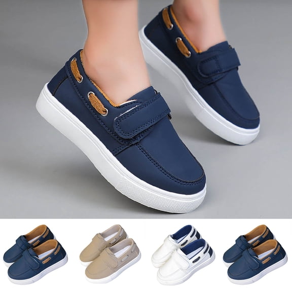 Swuxness Big Boys Flats Soft Soled Casual Shoes Breathable On Loafer for Boys Casual Wear