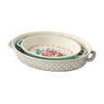 thumbnail image 2 of The Pioneer Woman Sweet Romance Blossoms 2-Piece Oval Ceramic Baking Dish, 2 of 5