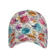 thumbnail image 2 of Haiem Skulls and Roses Baseball Cap Dad Hat Cotton Soft Adjustable Fashion Hats for Men Women Unisex Style Headwear, 2 of 9