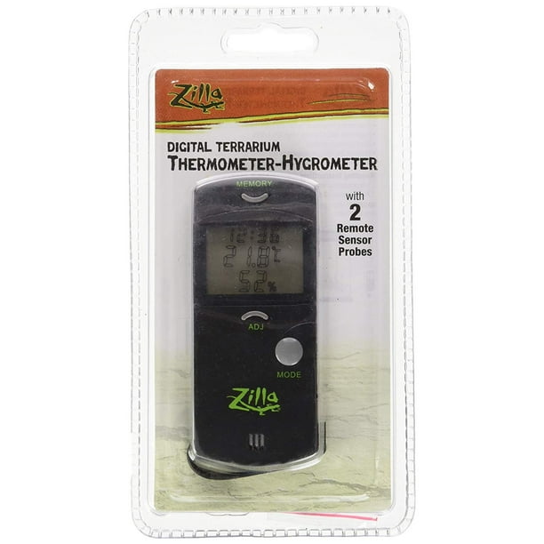 Reptile Terrarium Digital ThermometerHygrometer, Monitor both