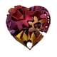 thumbnail image 2 of Xihbxyly Juguete de Corazón Ahuecado, Tecnología de Impresión Avanzada, Función Antiestrés, Diseños de Formas Versátiles, Divertido Juguete de Escritorio, Regalo Ideal para La Familia, 1 Paquete de C, 2 of 6