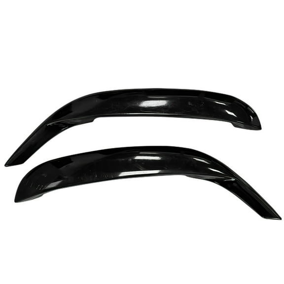 Ikon Motorsports Side Fin Vents Compatible with 2015-2023 Dodge Charger IKON1 Style Gloss Black ABS Front Fender Side Scoops Vent Cover Trim