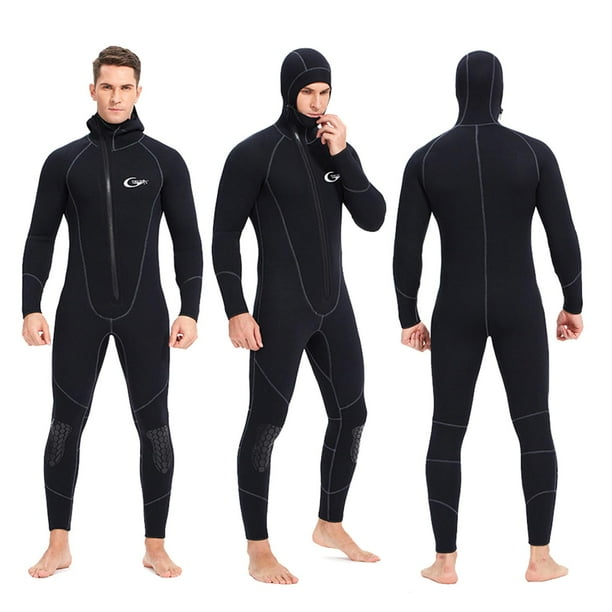 Trajes de neopreno para adultos Trajes completos de neopreno de 7 mm Manga larga Surf Natacion Buceo Trajes de Mantener abrigado Cremallera SG DYNWAVEMX Trajes de neopreno Bodega Aurrera en linea