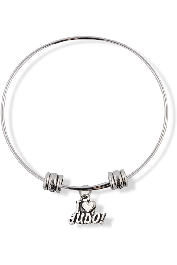 I Love Judo Fancy Charm Bangle