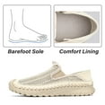 thumbnail image 3 of Mens Mesh Loafers Outdoor Lightweight Hiking Breathable Comfortable Work Shoes Non-slip Driving Casual White 11.5 US, 3 of 7
