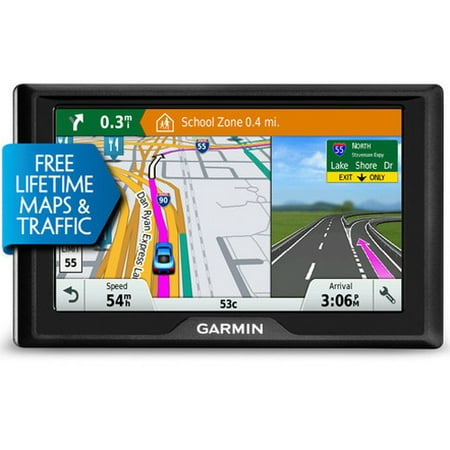 Refurbished Garmin Drive 50LMT (US Only) 5 Inches GPS Navigator w/ Free Lifetime Map & Traffic (Best App For Traffic Updates)