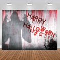 thumbnail image 4 of Fondo de vinilo para fotografía de Halloween, terrorífico, de 2,1 x 1,5 m, con fantasmas sangrientos, para decoración de fiestas de Halloween, accesorios para fotomatón, 4 of 5
