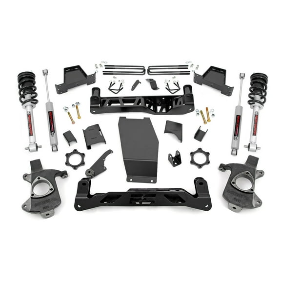 Rough Country 6" N3 Strut & Shock Lift Kit for 14-18 Chevy/GMC 1500 4WD - 22732 Fits select: 2014-2017 CHEVROLET SILVERADO, 2014-2017 GMC SIERRA