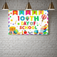 thumbnail image 4 of Colorful School Banner Polyester Material Kids Celebration Event Background for School Party Classroom Decor Education, 4 of 5