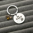 thumbnail image 2 of MANNYA Honey Bee Keychain Teacher's Day Bee Happy Keychain Bee Jewelry Bee Gifts for Bee Lovers Beekeepers and Teachers, 2 of 5