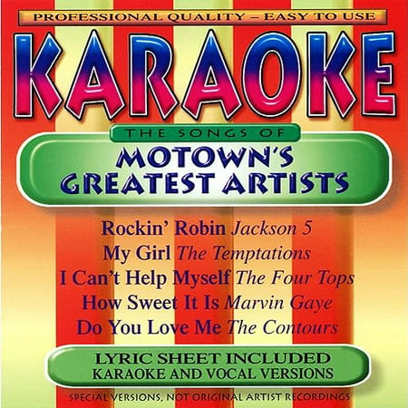 Motown's Greatest Artists (CD) by Karaoke