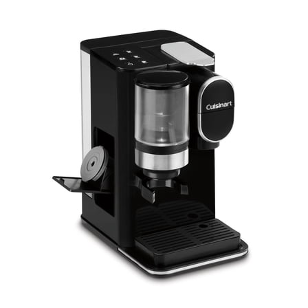Cuisinart Grind & Brew Classic Black Single Serve Coffee Maker with Built-In Grinder