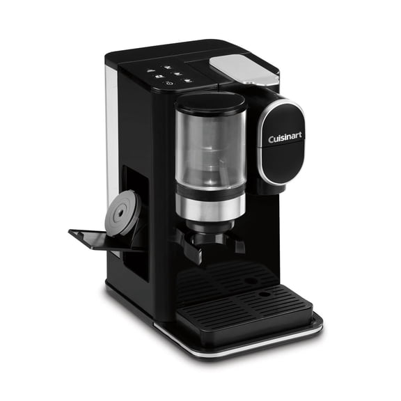 Cuisinart Grind & Brew Classic Black Single Serve Coffee Maker with Built-In Grinder