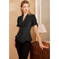 thumbnail image 1 of Blusa con volantes para mujer, camisa medieval de encaje, blusa gótica, 1 of 6