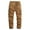 Khaki, variant on JHLZHS Camo Overalls for Men Mens Fashionable Casual Washed Pocket Mens Pants Solid Color Straight Leg Casual Pants Black Dress Pants Men Slim Fit Ankle Brown Cargo Pants Men