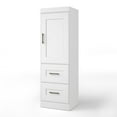 thumbnail image 4 of Edge by Bestar 2-Drawer Storage Unit with Door in White, 4 of 4