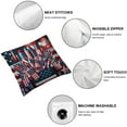 thumbnail image 6 of nygtbtfer American Flag Pillow Covers Set of 2 Navy Red The Truck Freedom Home Outdoor Decor Throw Pillow Cases White, 6 of 7