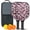 Pioneer Flower Floral, variant on Pickleball Paddles Set,Pioneer Flower Floral Print Pattern Fiberglass Surface Pickleball Racket Set with 2 Indoor Outdoor Pickleball Balls and Pickleball Bag,Pickle-ball Equipment
