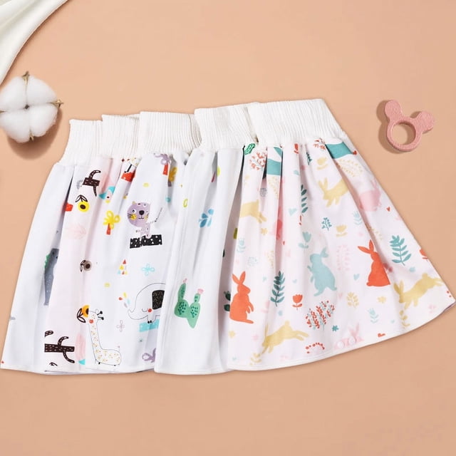 Falda de pañal para bebé, pantalones de entrenamiento lavables de algodón para otoño e invierno, pañal para hombre, precaución, artefacto de pañal para niños