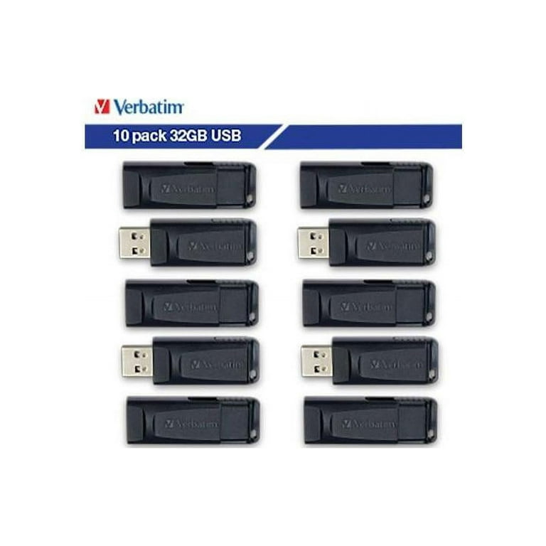 Store 'n' Go USB Flash Drive Business Bulk, 32 GB, Black, 10/Pack