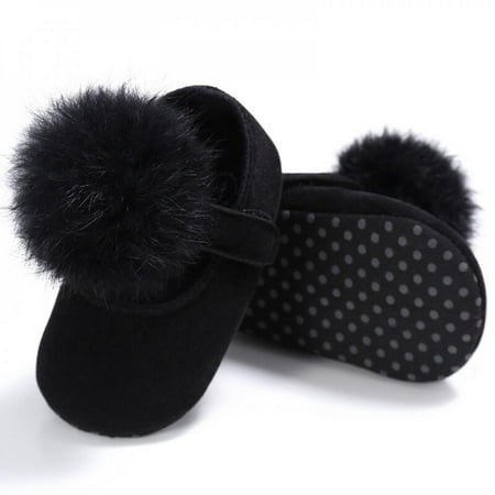 

Summer Kids Girls Sandals Toddler Shoes Cute Pompom Anti-skid Princess Shoe