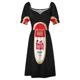 thumbnail image 4 of Fishi Kolsch cerveza logo cervecería cerveza local vestido de manga corta vestidos de cóctel ropa estética vestidos para mujer 2025, 4 of 6