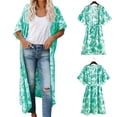 thumbnail image 1 of Nouveaux Hauts d'Été pour Femmes 2023 Mode Grande Taille Col Rond Manches Longues Imprimé Blouses Décontractées pour Sorties Chemise à Manches Longues pour Femmes, 1 of 9