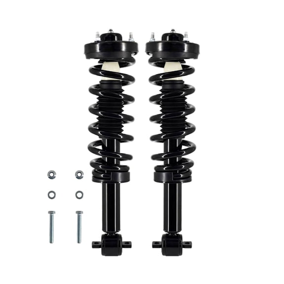 Pair 2 Front L-R Quick Complete Strut-Coil Spring For 2015-2020 Ford F-150 4WD