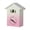 Pink, variant on QueMer Chimings Cookoo Clock Volumes Adjustable Cookoo Clock Wall Decoration Battery Operated Pendulums Cuckoos Clocks Home