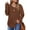 3688-Brown, variant on CASSIE LIZ Plus Size Womens Tops Pullover Tunics Sweaters Striped Classic V-neck Sweaters Fall and Winter Lightweight Long Sleeve Sweatshirts (XL-5XL)