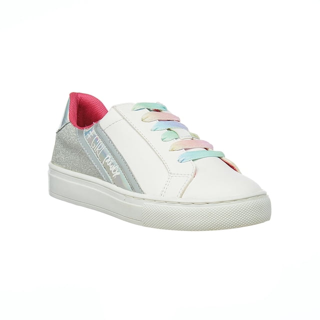 Tenis Moda Mujer Juvenil Casual Tipo Piel Detalles Metálicos blanco 22 Tropicana 005B3G