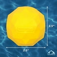 thumbnail image 4 of Hound2O Dog Toys | Squeaky Fetch Ball, Yellow | Durable & Floating Outdoor Toy for Dogs, 4 of 6